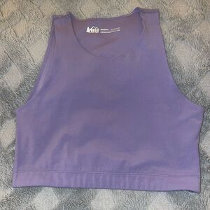 Rei Co-Op Crop Tank Top Purple size M